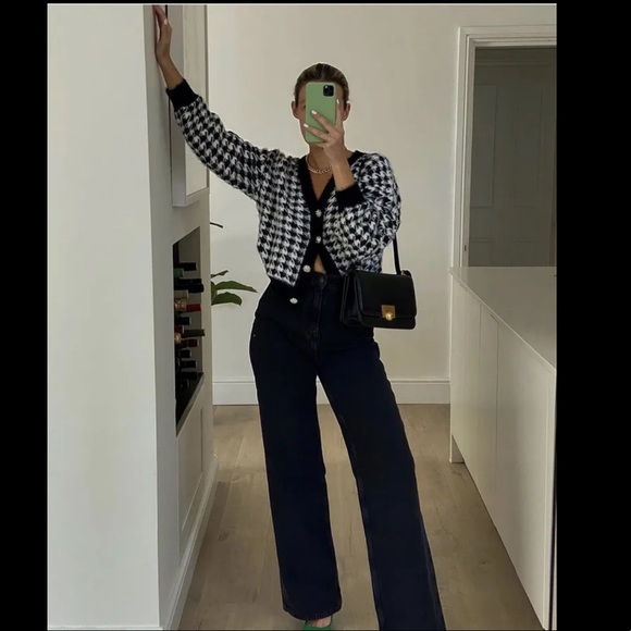 90s Black Strait Leg Jeans - Picture 15 of 15